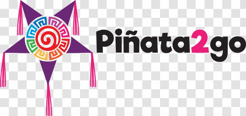 Logo Piñata Brand - Pink - Design Transparent PNG