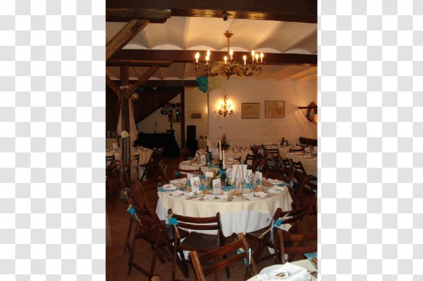 Restaurant Table Dinner Room Domaine De Champigny - Function Hall - Salle RéceptionTable Transparent PNG
