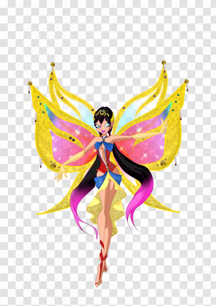 Fairy Illustration Graphics Costume Design - Insect - Bloom Enchantix All Transparent PNG