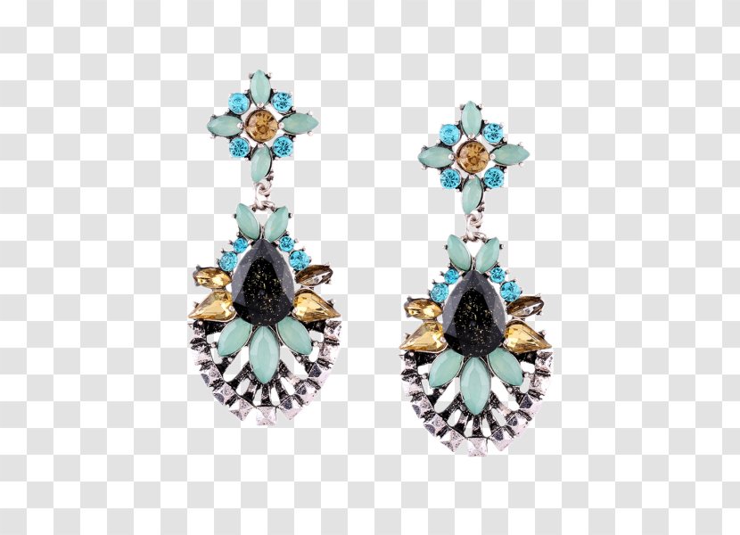 Earring Imitation Gemstones & Rhinestones Jewellery Bitxi Necklace Transparent PNG