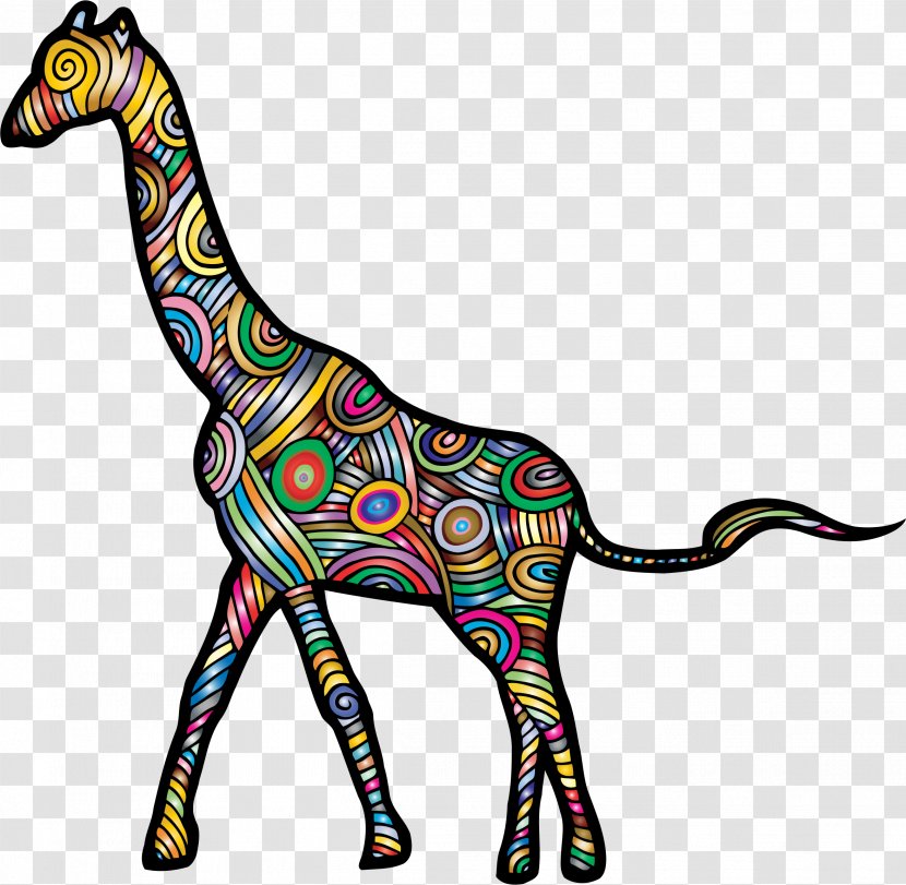 Giraffe Okapi Clip Art - Mammal Transparent PNG