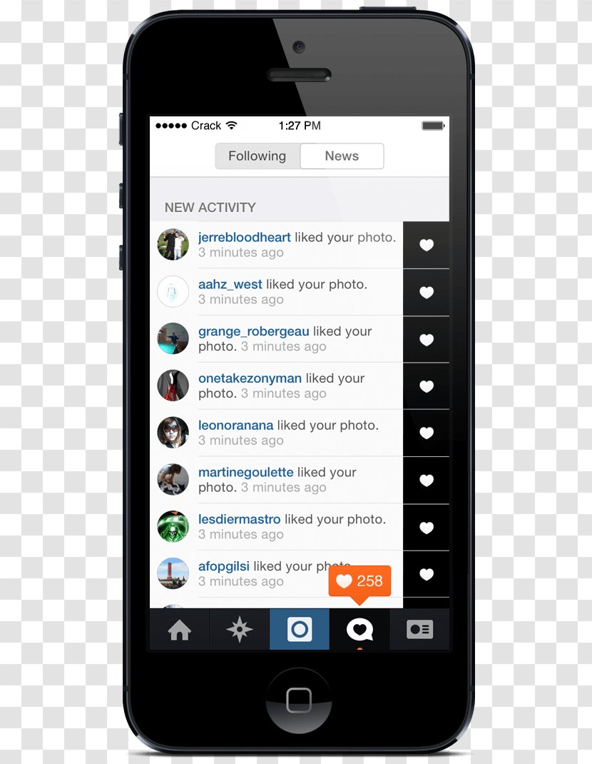 Instagram Screenshot Image Facebook Information - Text - Like Transparent PNG