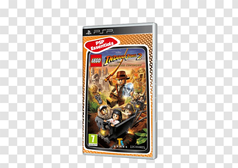 Lego Indiana Jones 2: The Adventure Continues Jones: Original Adventures Wii And Staff Of Kings - Video Game - Toy Transparent PNG