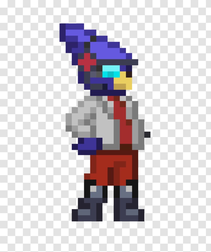 Starbound Pixel Art Falco Lombardi Star Fox - Skin Problem Transparent PNG