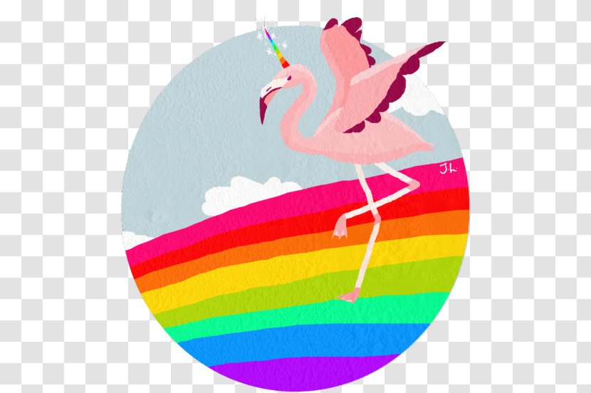 Bird Character Pink M Clip Art - Unicorn Mom Transparent PNG