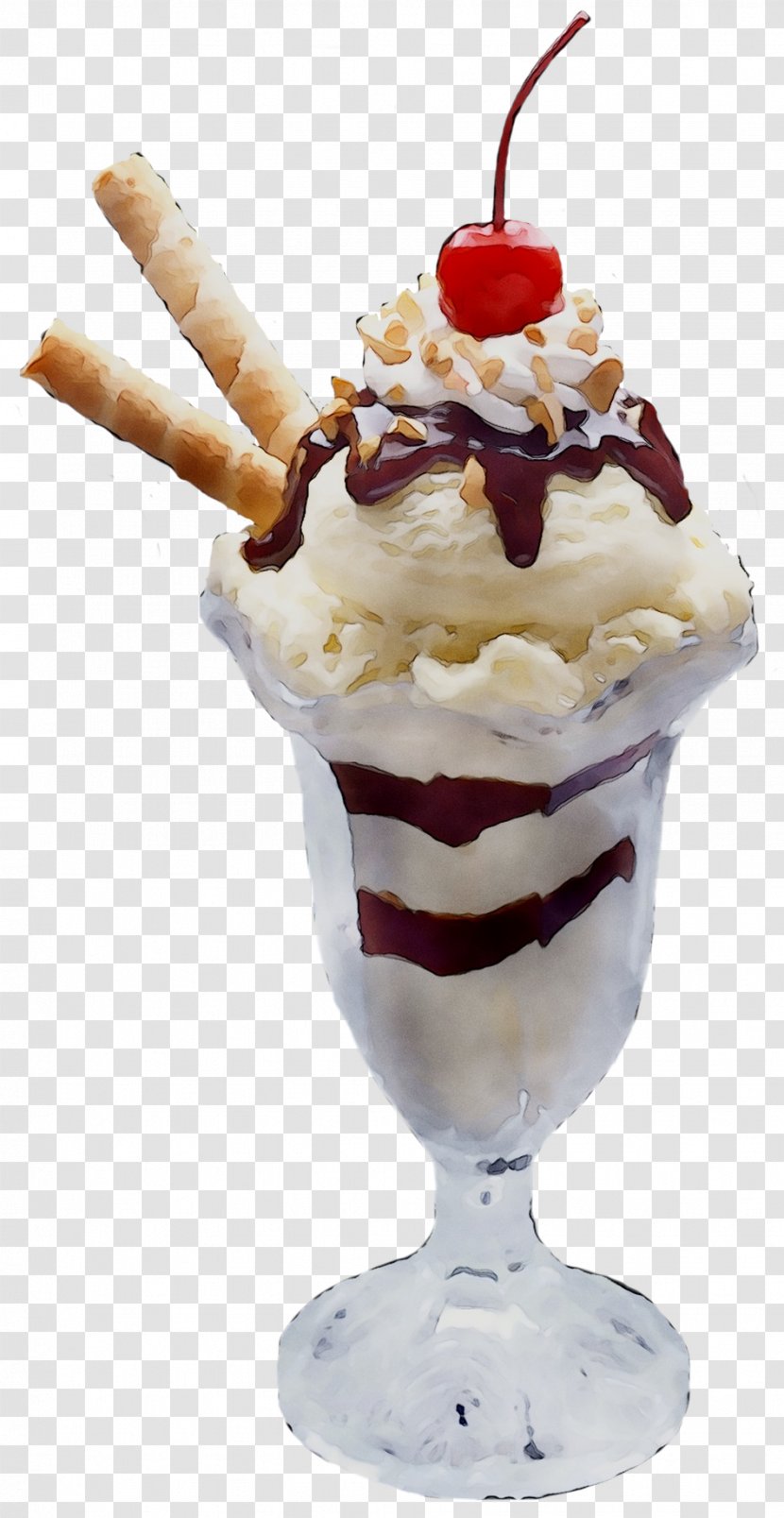 Sundae Gelato Ice Cream Knickerbocker Glory Dame Blanche - Food Transparent PNG