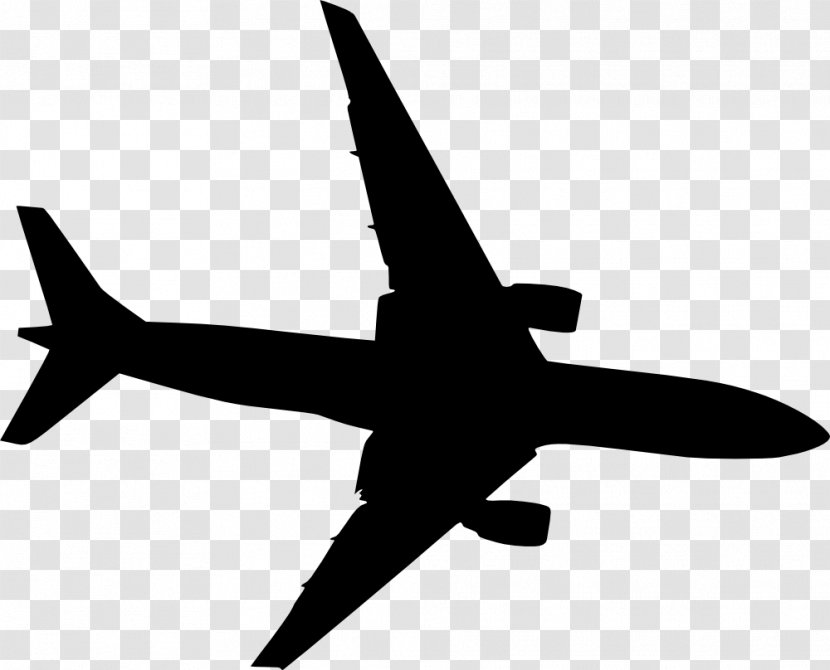 Airplane Silhouette Clip Art - Aerospace Engineering Transparent PNG