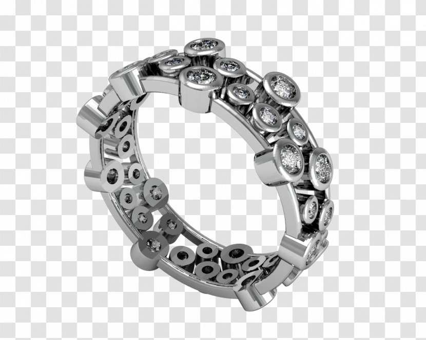 Wedding Ring Jewellery Silver Gold - Model Transparent PNG