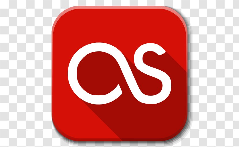 Text Symbol Sign - Red - Apps Lastfm Transparent PNG
