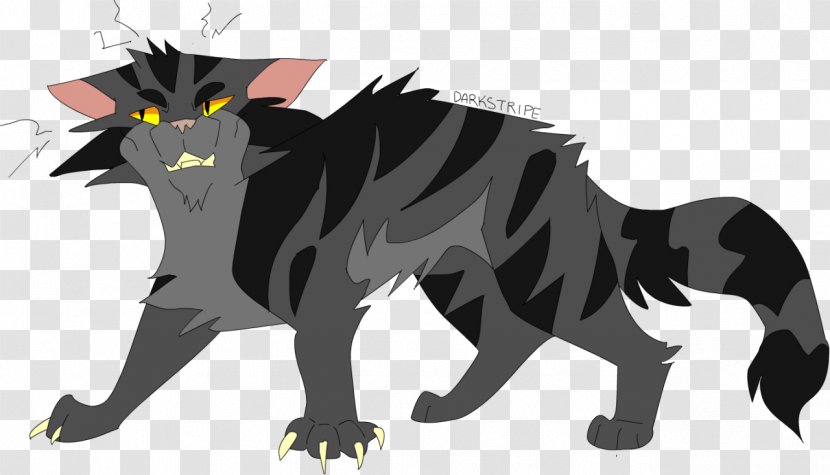 Cat Warriors ThunderClan Rainwhisker Darkstripe - Tail - Rushing Water Transparent PNG