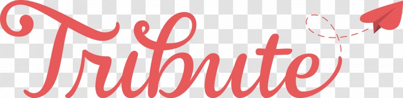 Logo Love Blog - Red - Tribute Transparent PNG