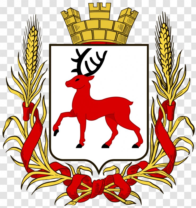 Coat Of Arms Nizhny Novgorod Veliky Shield - Organism - Usa Gerb Transparent PNG