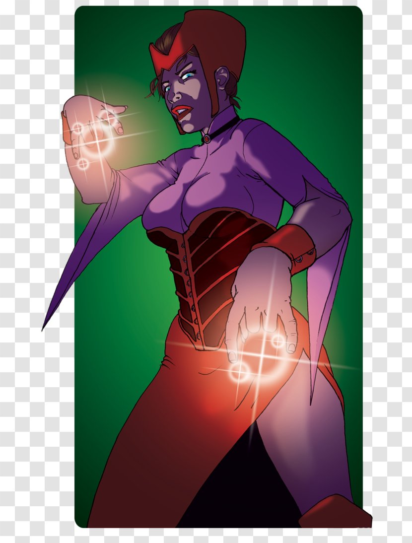 Superhero Fiction Cartoon Supervillain - Wanda Maximoff Transparent PNG