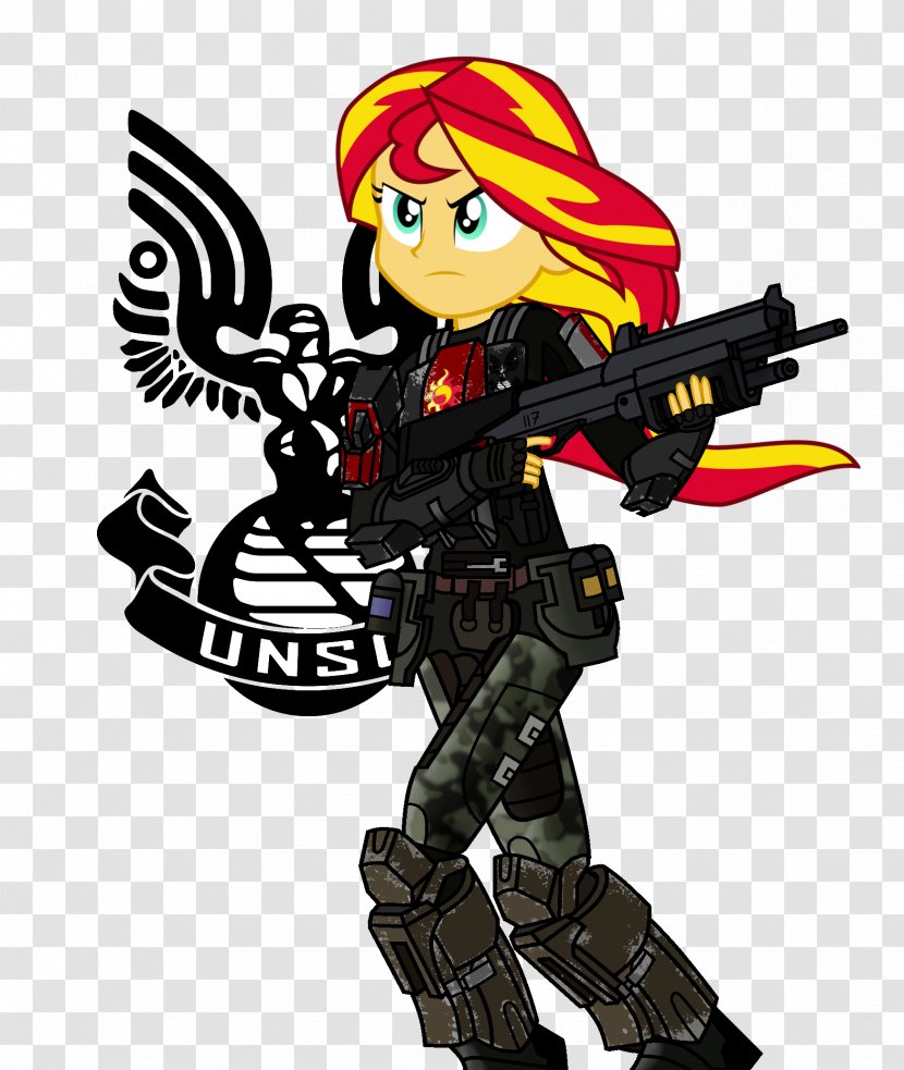Halo 3: ODST Factions Of Sunset Shimmer Video Game Cutie Mark Crusaders - Patal Transparent PNG
