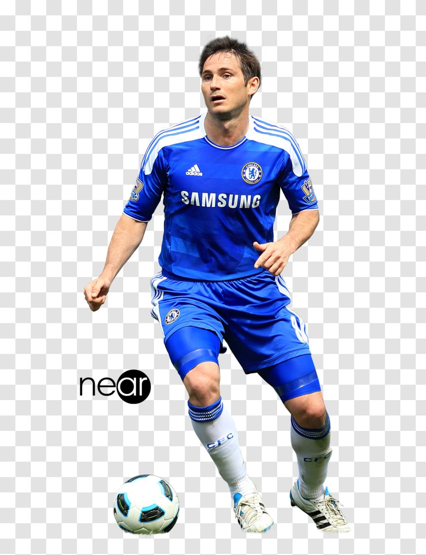 Frank Lampard Chelsea F.C. UEFA Champions League Jersey - Football Player Transparent PNG