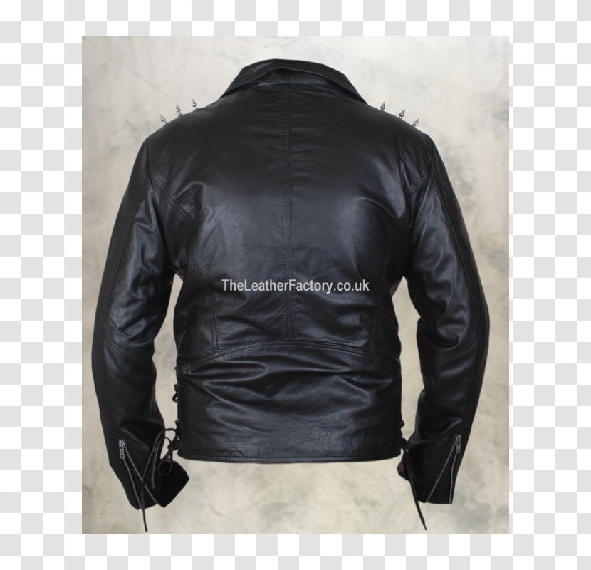 Leather Jacket Johnny Blaze Motorcycle - Sheep Transparent PNG