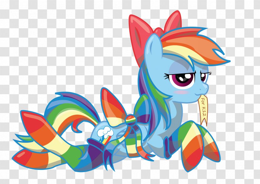 Pony Art Rainbow Dash Horse - Cartoon Transparent PNG