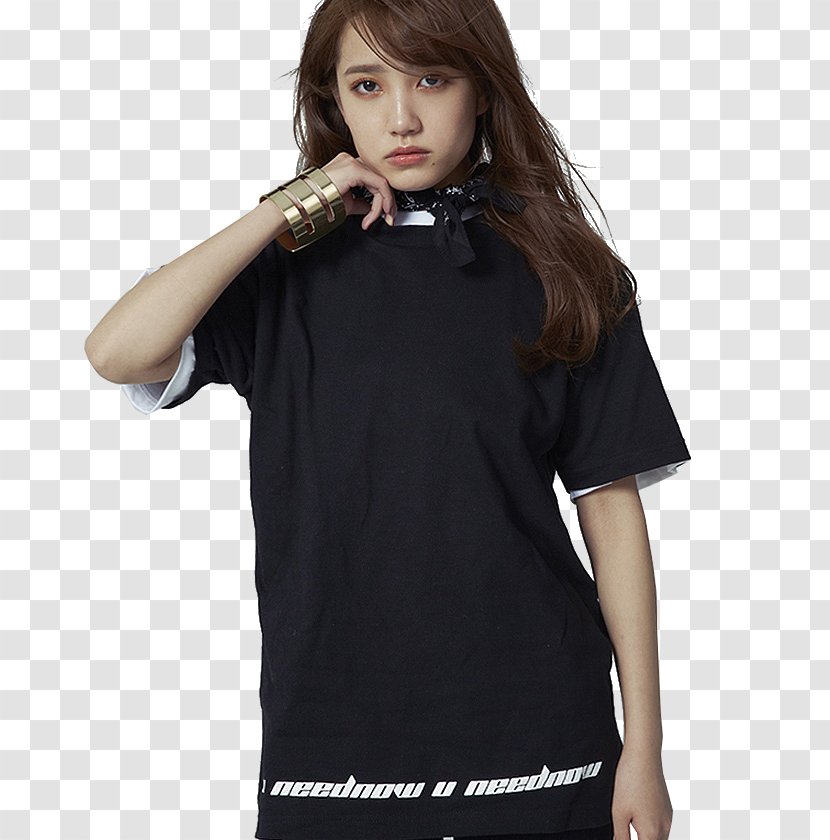 T-shirt Sleeve Shoulder Collar Black M Transparent PNG