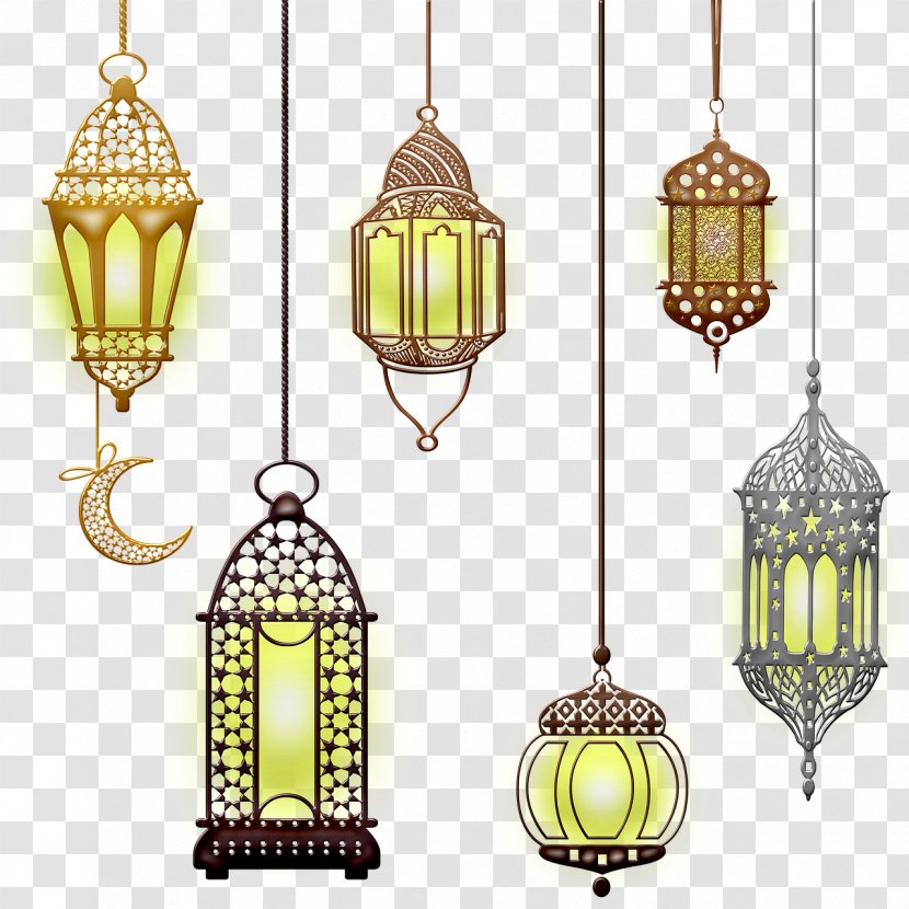 Mosque Background - Lampu Islam - Metal Brass Transparent PNG