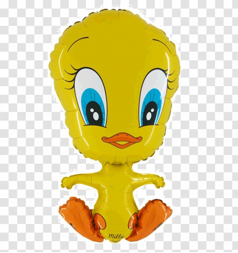 Tweety Sylvester Balloon Party Birthday - Flower Transparent PNG