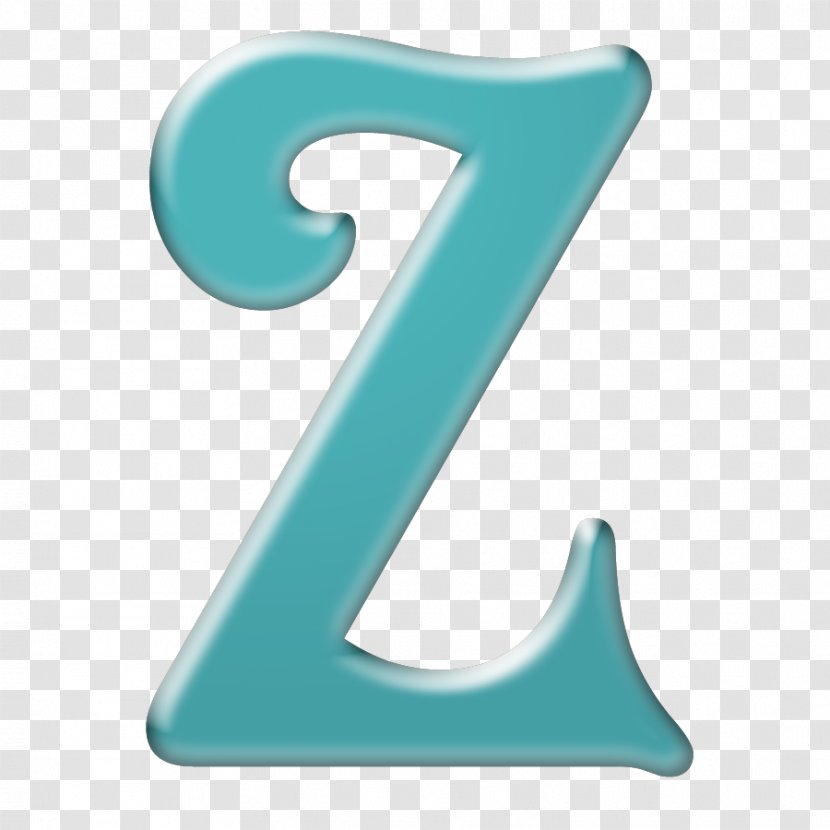 Letter Fancy Alphabets Teal - Aqua Transparent PNG