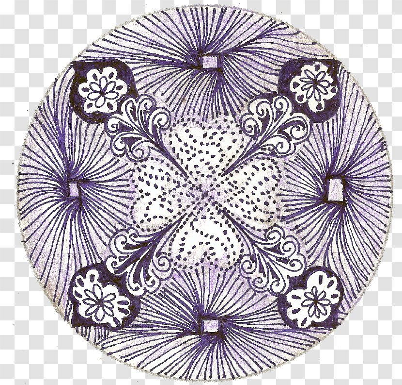 Drawing Work Of Art Pattern Circle - Violet - Dare To Be Different Outdoor Transparent PNG