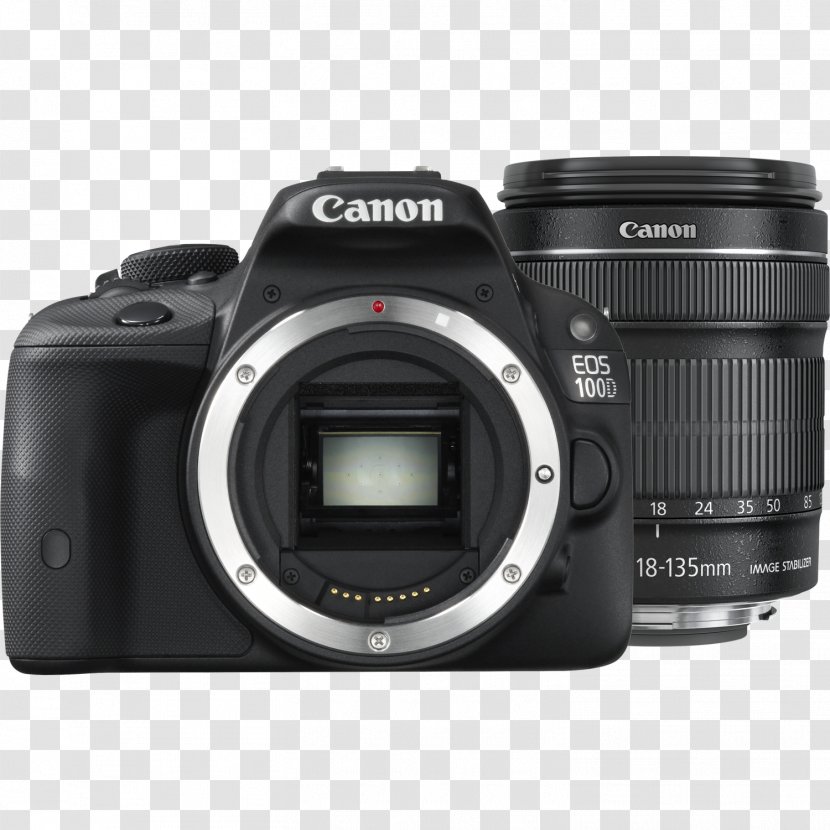 Canon EOS 100D 1300D EF-S Lens Mount Digital SLR Camera - Single Reflex Transparent PNG