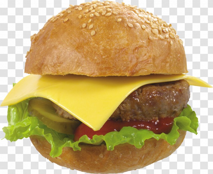Cheeseburger Buffalo Burger Hamburger Fast Food Veggie - Junk Transparent PNG