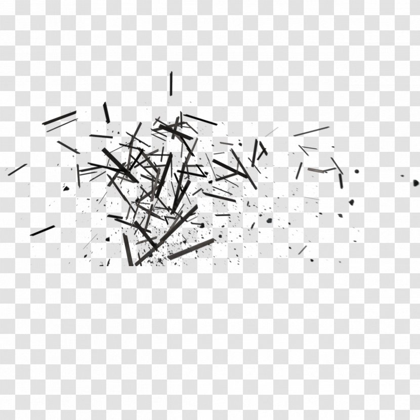 Image Design Clip Art Explosion - Black And White - Splatter Transparent PNG