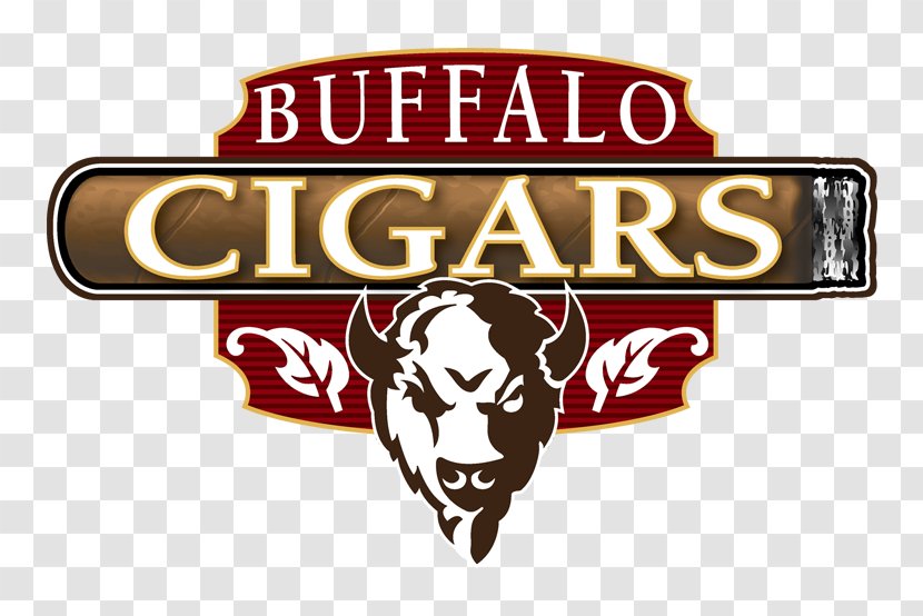 Buffalo Cigars Logo Cigar Bar - Bison Meat Transparent PNG