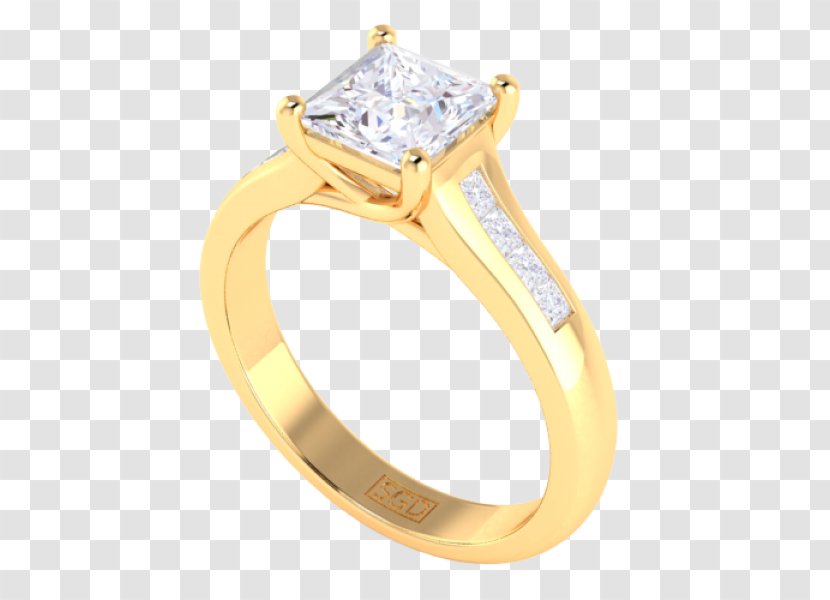 Ring Body Jewellery Platinum Diamond - Solid Gold Settings Transparent PNG