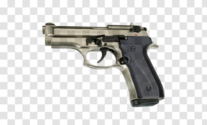 Blank Automatic Firearm Pistol 9mm P.A.K. - Machine Gun Transparent PNG