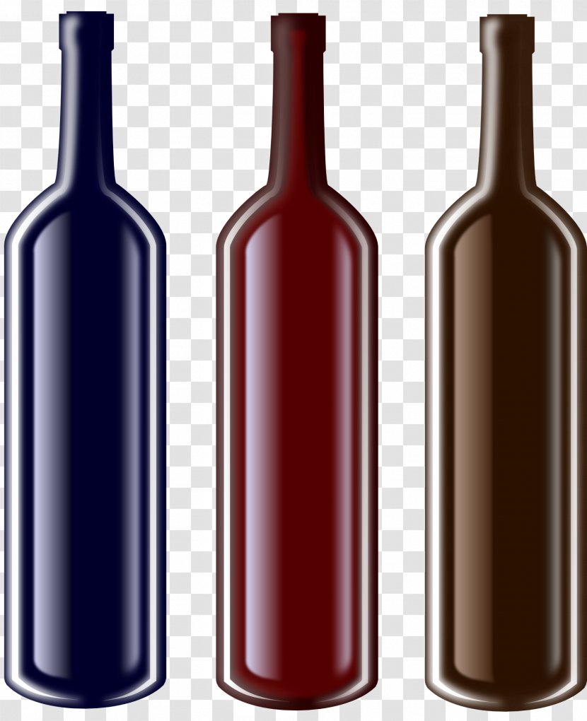 Glass Bottle Clip Art - Tableware - Wine Transparent PNG