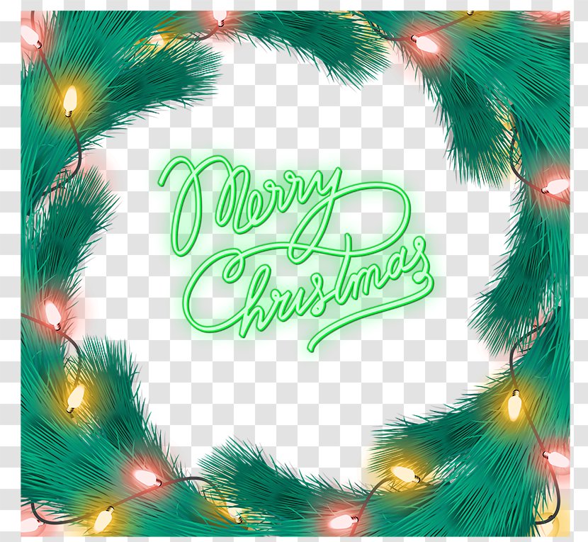 Christmas Tree Ornament - Pine - Word Luminous Vector Transparent PNG