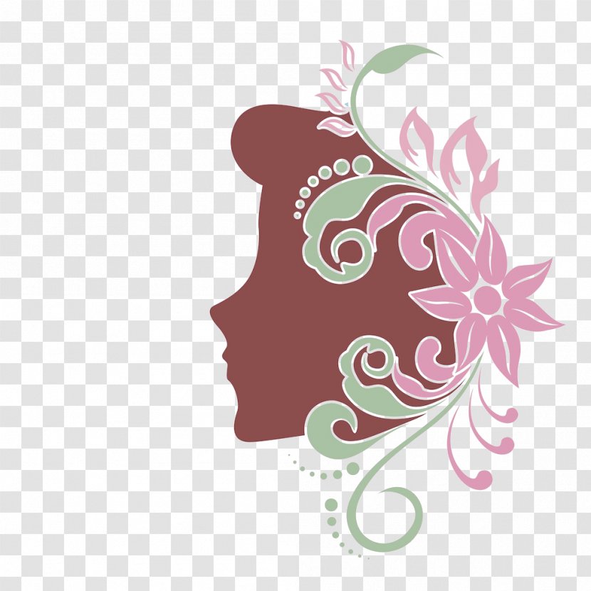 International Women's Day Woman Festival Illustration - Shutterstock - Hand-painted Pattern Transparent PNG