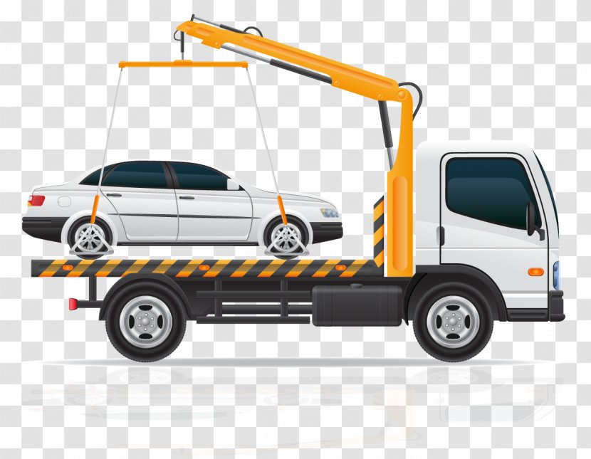 Car Tow Truck Towing Vehicle - Motor Transparent PNG