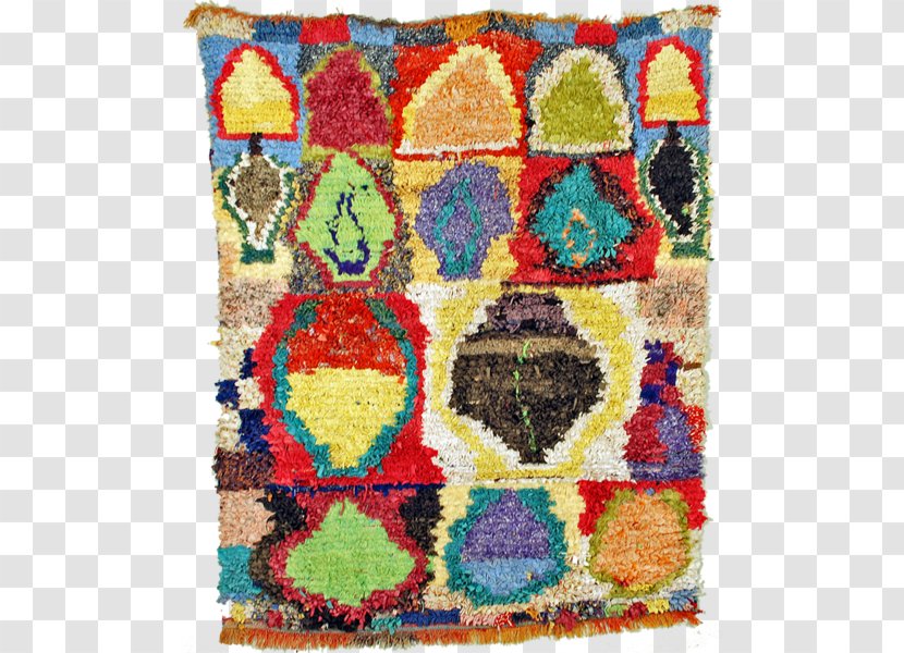 Needlework Rectangle Flooring Wool - Moroccan Pattern Transparent PNG