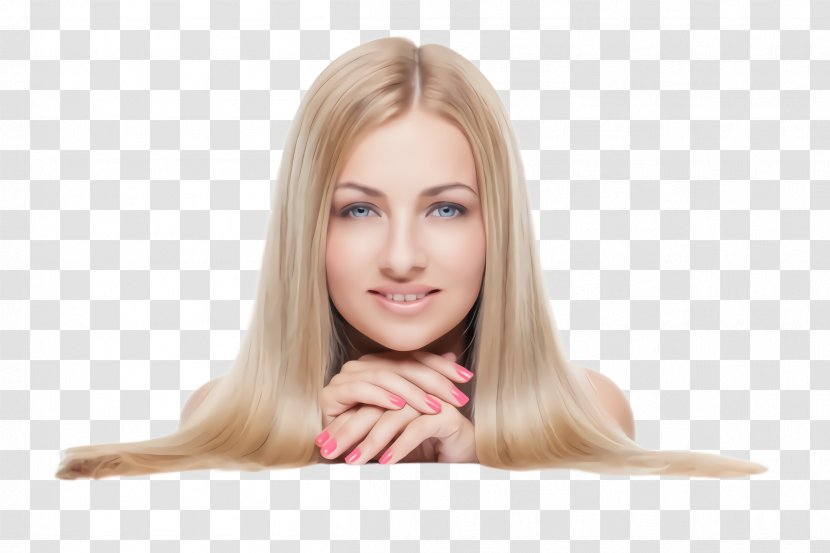 Hair Blond Face Skin Hairstyle - Chin - Forehead Head Transparent PNG