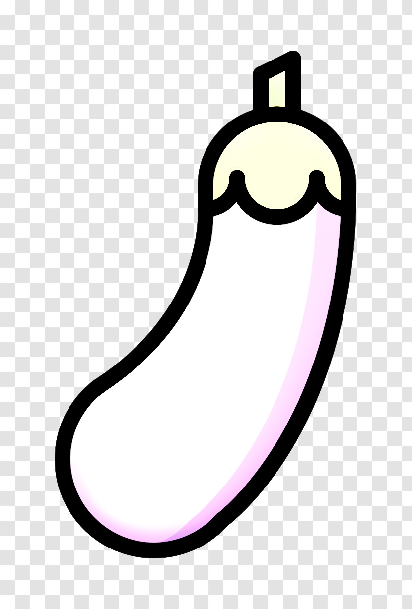 Eggplant Icon Fruits And Vegetables Icon Transparent PNG