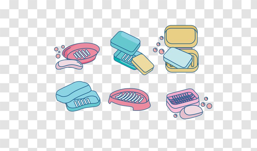 Hygiene Soap Dish - Vector Household Supplies Transparent PNG
