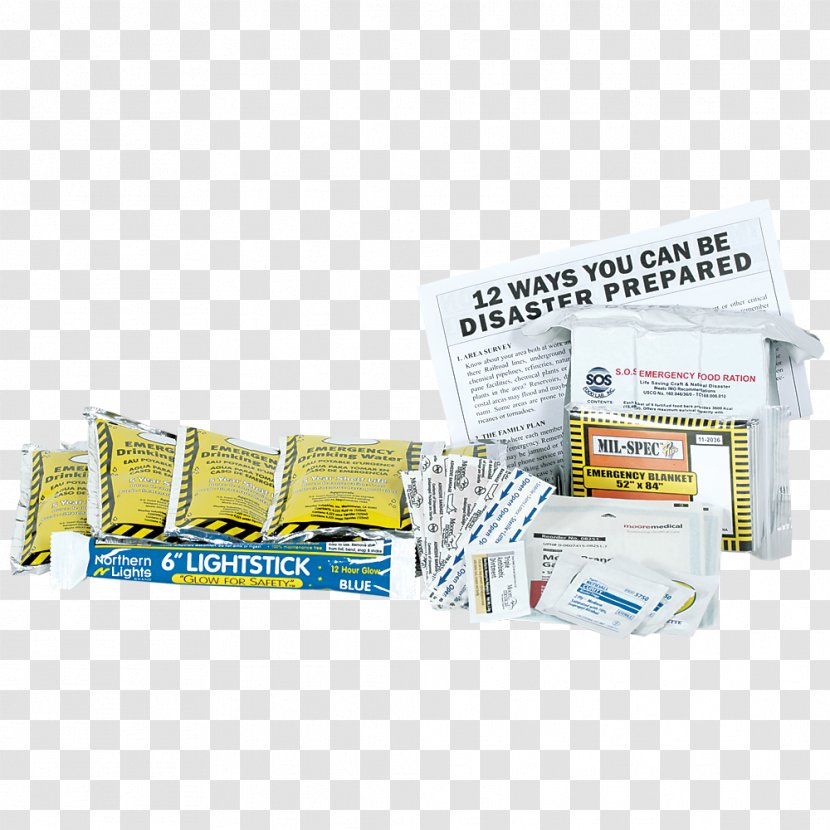 Plastic Product - Disaster Preparedness Emergency Kit Transparent PNG