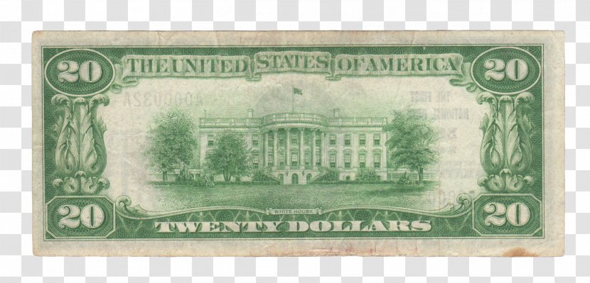 United States Dollar Federal Reserve Note System Banknote - Bank - White House Transparent PNG