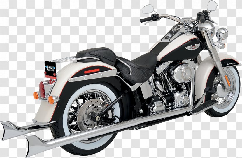 Exhaust System Softail Harley-Davidson Motorcycle Car - Suzuki Transparent PNG