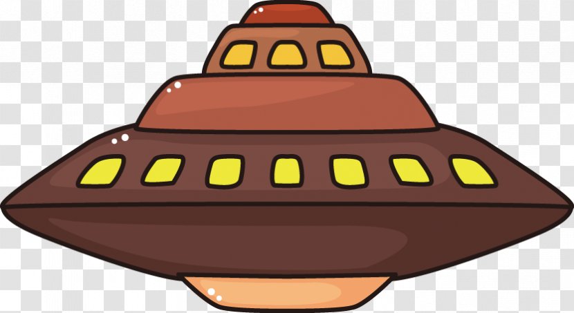 Cartoon Unidentified Flying Object Extraterrestrial Life Alien - UFO Transparent PNG