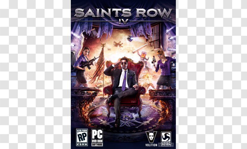 Saints Row IV Row: The Third 2 Xbox 360 Gat Out Of Hell Transparent PNG