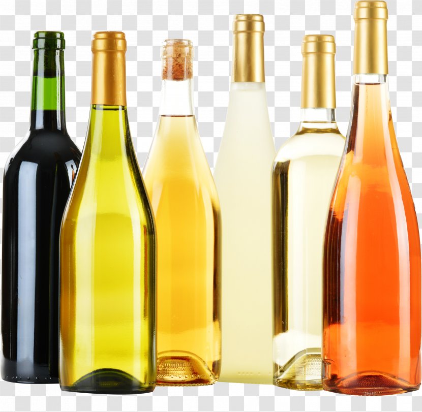 Wine Champagne Bottle Label Clip Art - Liqueur - Water Bottles Transparent PNG