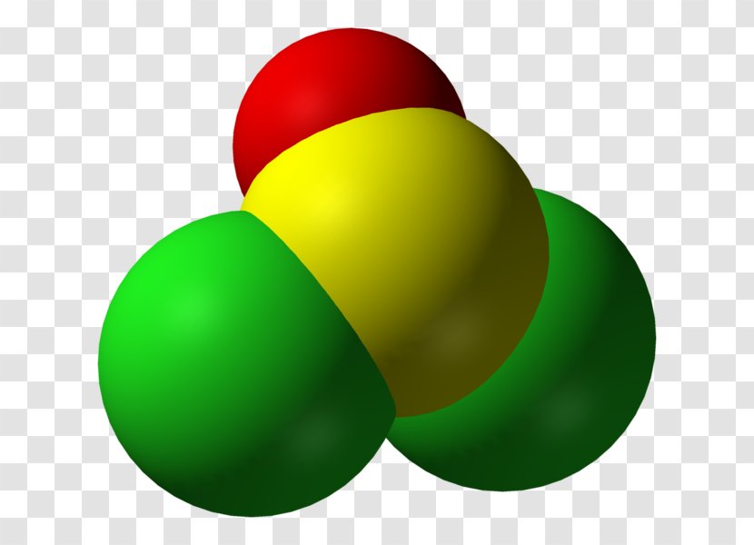 Thionyl Chloride Molecule Chemistry - Lewis Pair Transparent PNG