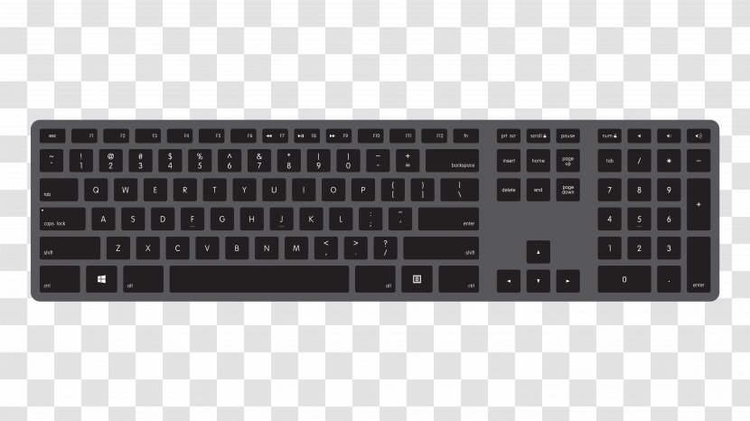 Computer Keyboard Mouse Logitech Illuminated K810 Laptop - Rectangle Transparent PNG