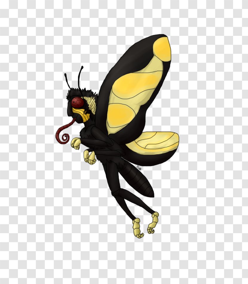 Honey Bee Butterfly Character - Mosquito Proboscis Transparent PNG