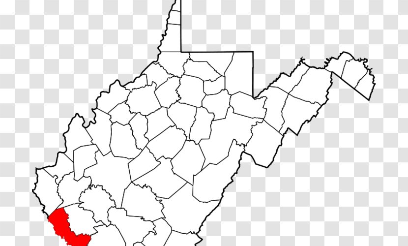 Wood County, West Virginia Map Raleigh Monongalia Mercer - Monochrome Photography Transparent PNG